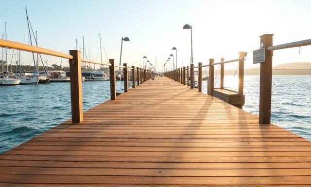 Mornington pier redecking with Spotted Gum